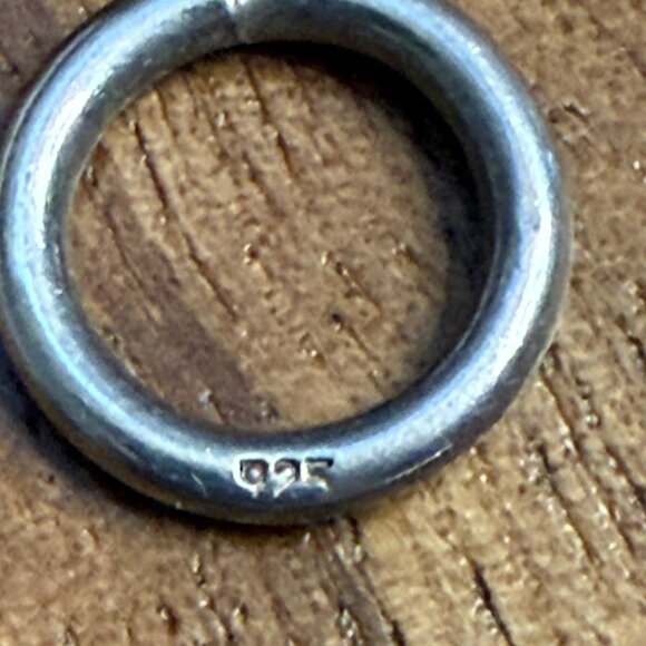 Mexican Silver Filigree Leaf Necklace - Picture 4 of 5